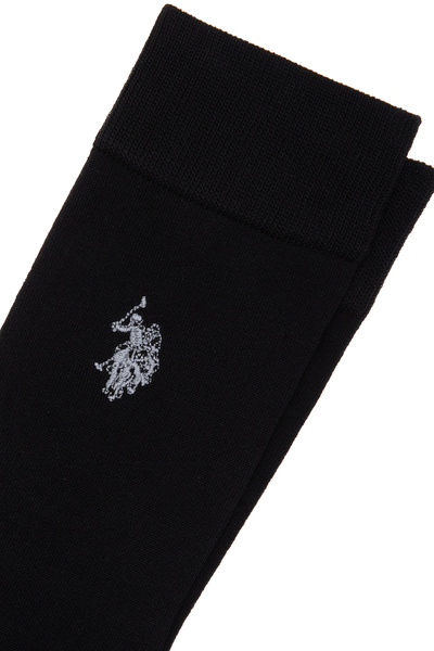 U.S. Polo Assn. Мъжки черни чорапи 50307866-VR046