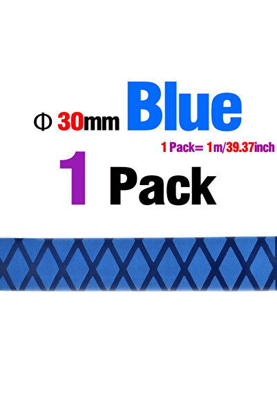 Choice غلاف انكماش حراري بقطر أزرق 30 مم، أنبوب X بقطر 25 مم، 30 مم، مقبض بنا...