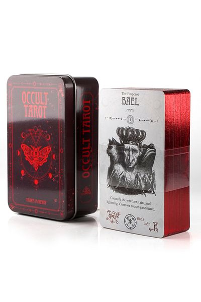 Choice Occult Tarot Luna Lapin Lucid Dreams Beginners Del Toro Tarot in Tin Metal Box 78 Cards Gilded Ed...