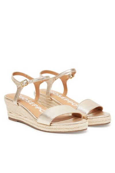 Gioseppo Espadrile aurii pentru femei GIOSEPPO-71701-P PLATINO