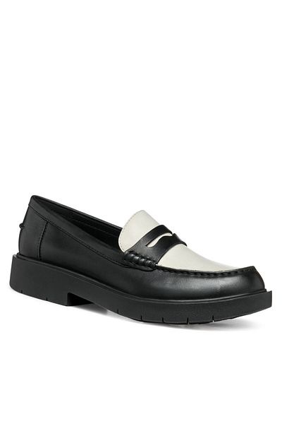 Geox Mocasini de damă negri GEOX-D25QRA-00043 C9B5V