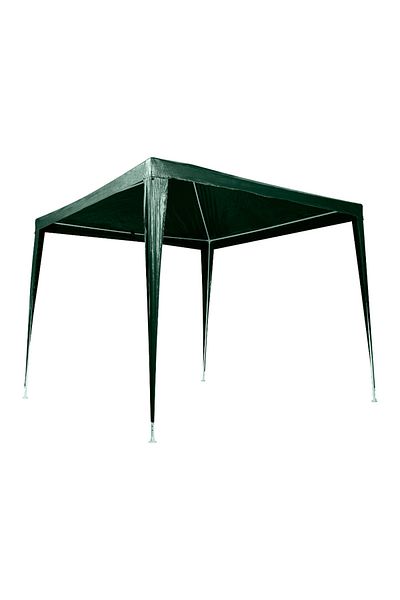 SERSIMO Pavilion gradina 250x250x255 cm, structura metalica cu 4 picioare, acoperis PE 90g/mp, verde