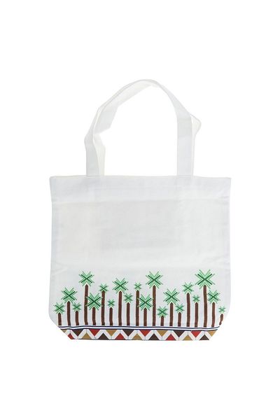 Shababuna X Hnak Palm Tree Canvas Tote Bag TA0002