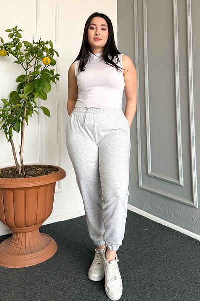 ModaPlaza Γυναικείο παντελόνι Plus Size 2017