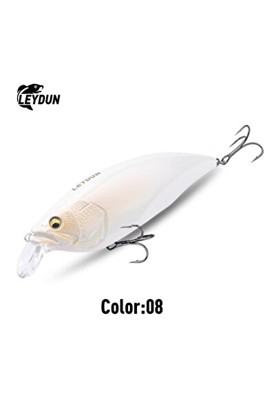 Choice طُعم صيد أسماك صغيرة عائمة من LEYDUN مقاس 126 مم ووزن 51 جرامًا، مقاس 126 مم و110 مم، طُعم صلب عالي الجودة، ذو حركة جيدة