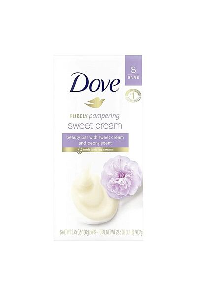 Dove Dove Beauty Bar by Purely Pampering, Sweet Cream & Peony, 4 oz (6-pack)