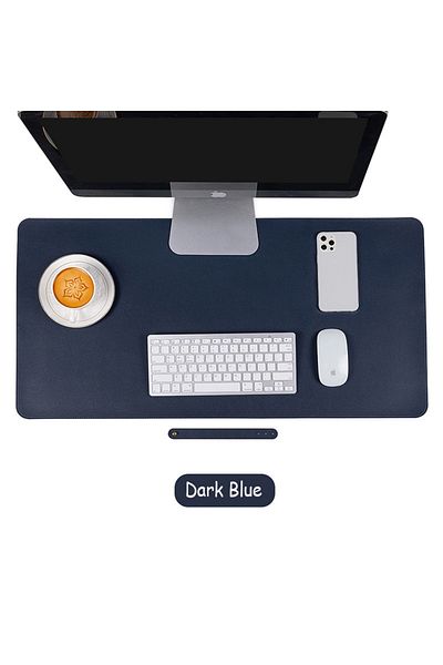 Choice 90x45 cm Dark Blue car line Large Size Office Desk Mat PU Waterproof Mouse Pad Desktop Keyboard Desk