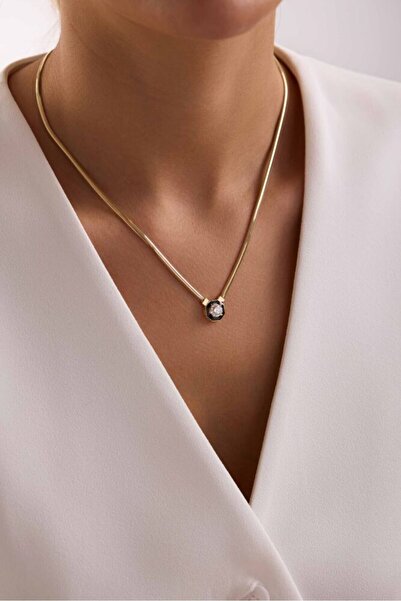 Sembol Gold Balık Sırtı Çağla Kolye 8 Ayar Altın 50 cm