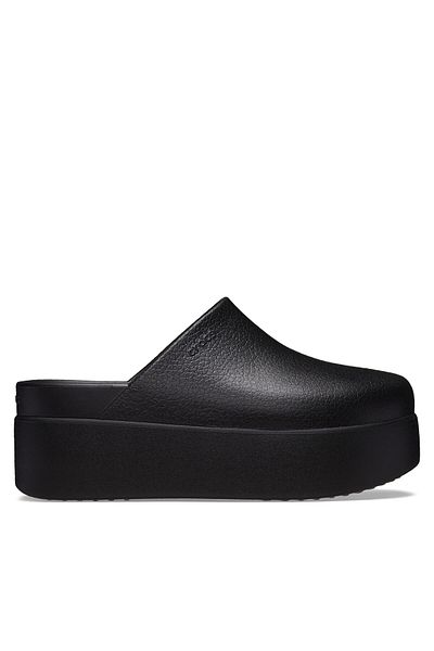 Crocs Flip-flops de damă negri CROCS-DYLAN PLATFORM CLOG 209869 BLACK