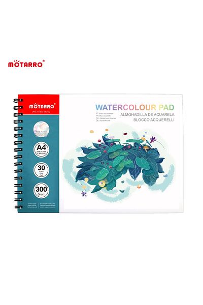 Choice MP126-2 A4 30 Pages Paper Watercolor Book Hand-painted painting Book Fine Lines Water-Solube Color A