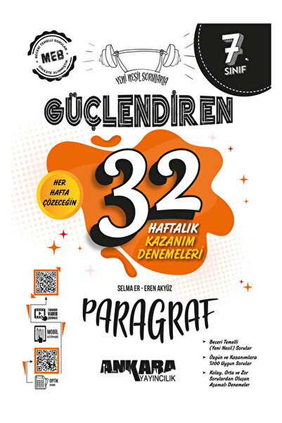 kitabın başkenti ankara yayıncılık Ankara Yayıncılık 7. Sınıf Güçlendiren 32 ...
