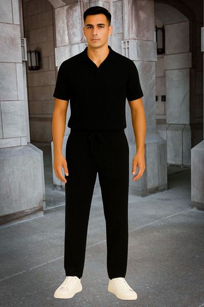 armicem Men's Combination Set – Modern Pipe Leg Bottom and Comfortable Top
