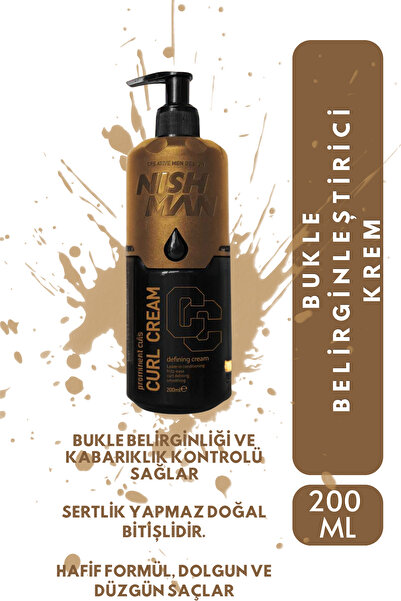 NISHMAN BUKLE BELİRGİNLEŞTİRİCİ KREM (CURL CREAM) 200 ML