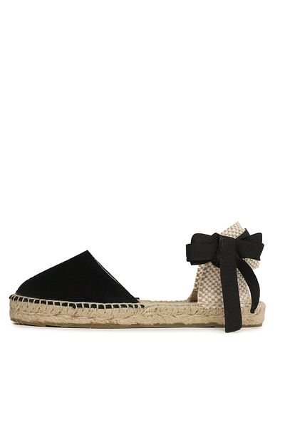 Manebi Women's Espadrilles black MANEBI-FLAT VALENCIANA ESPADRILLES K 1.0 P0 K 1.0 BLACK