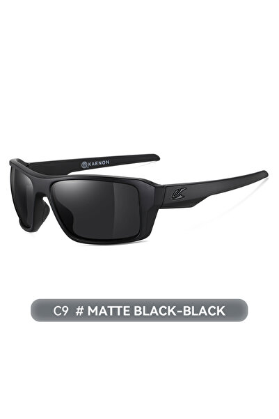 Choice C9 all black Kaenon XL Oversized Men's Polarized Sunglasses For Outdoo...