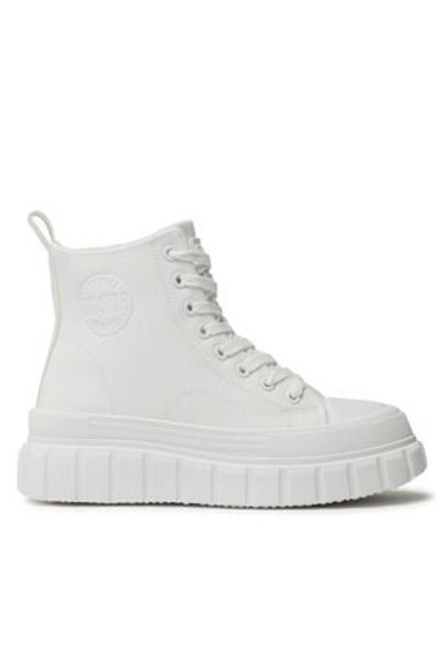 Big Star Shoes Ghete de damă albe BIG STAR-MM274624 101 WHITE