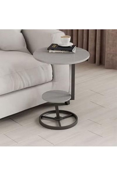 Generic 2-Tier Multipurpose Modern Side Table – Stylish and Portable Coffee Table with Stable Base