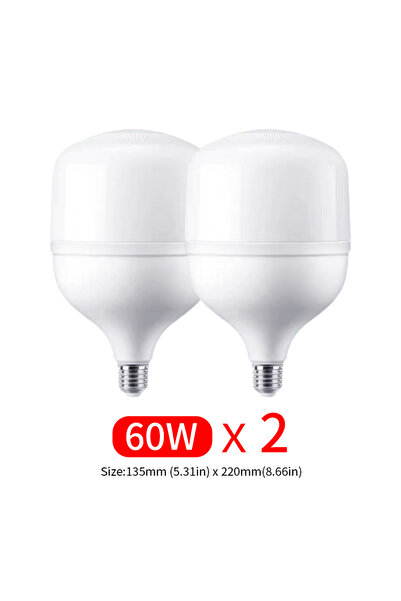 Choice أبيض بارد 220 فولت (189-265 فولت) 60 واط 2-5 قطع من مصابيح LED تيار مت...