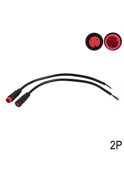 Choice 2pin 2/3/4/5/6Pin Male Female Cable Ebike Display Cable Connector Wire For Electric Scooter Sensor E