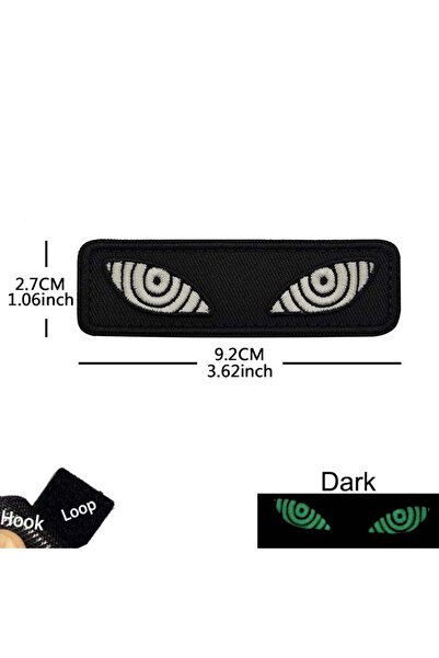 Choice4 05-EYE-White PVC Rhombus Panoramic Eye Patches,Cat Tiger Eyes,Evil Ey...