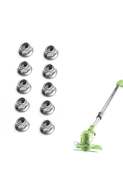 Choice A 10pcs Metal Saw Blades Plastic Cover Accessory For Grass Trimmers Power Tools Screws For Lawn Mo.