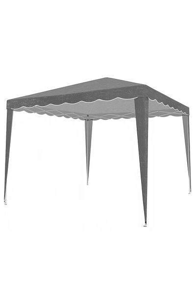 SERSIMO Automatic pop-up folding garden pavilion tent, waterproof, with UV protection, 300x300cm, gray