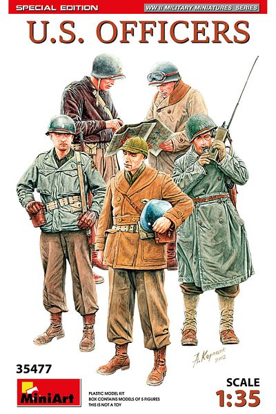 MiniArt 1:35 Us Officers Special Production