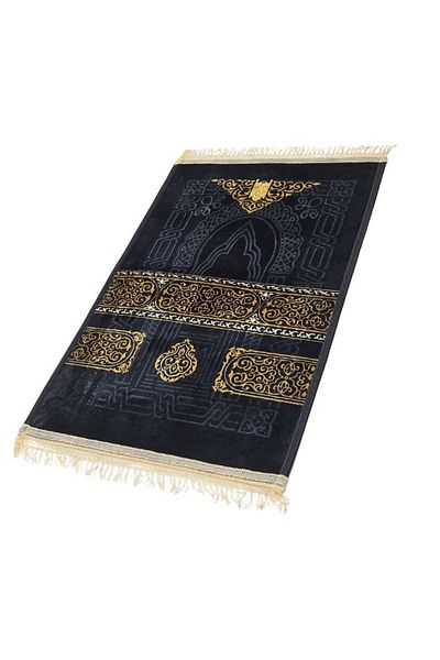 smart home Luxury prayer rug lined with soft microfiber fabric with a silky feel, 120 x 70 cm