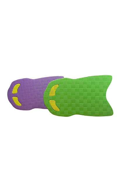 AFFECTİONE Yüzme Tahtası Çift Renk Klasik Mor-yeşil 49x28x2,6mm Kalınlık