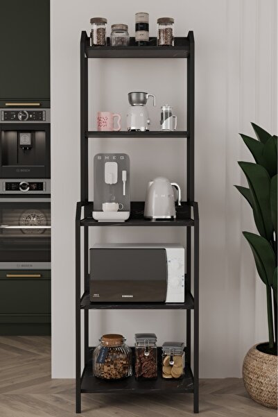 Remaks SELİMİYE Mutfak Standı Raflı Kahve Köşesi Mutfak Rafı Mutfak Bangosu MEŞE