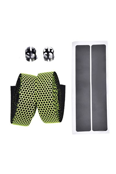 Choice 05 Green ESLNF Bike Handlebar Ctrap EVA Cushioned Comfort Strap Bike Color Tape PU Cycling Damping