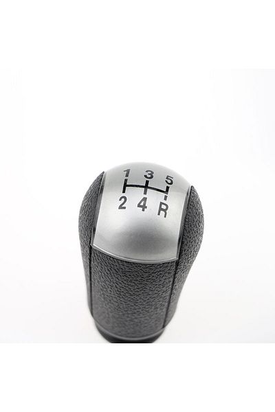 Choice Silver 5 Speed Gear Shift Knob Stick Shifter Lever Pen Hdandle Replacement for Ford Focus II MK2 C-M