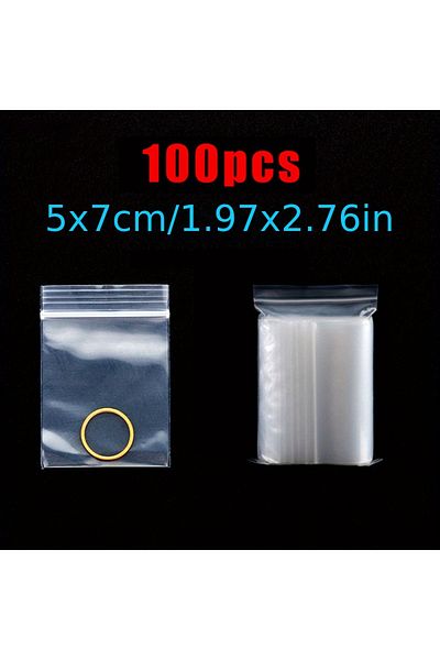 Choice 5x7cm 100pcs PE Self Sealing Bags Diamond Painting Accessories Plastic Bag Plastic Vacuum Bag Transp