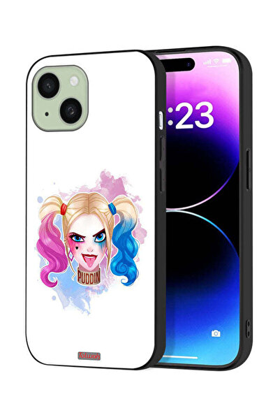 Tolwak غطاء حماية لجهاز آيفون 15 من آبل برسومات هارلي كوين