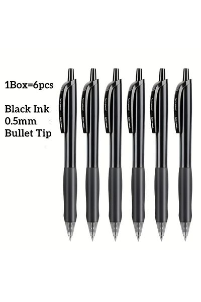 Deli Other black color Large Capacity Simple Gel Ink Pen Office School Smooth Wirting Gel Pens Black Blue