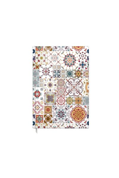 OEM A5 Unfolded Notebook Artpress, Mandala Tiles, 100 Files, Glossy Burette Cover, Multicolor, 80 gsm