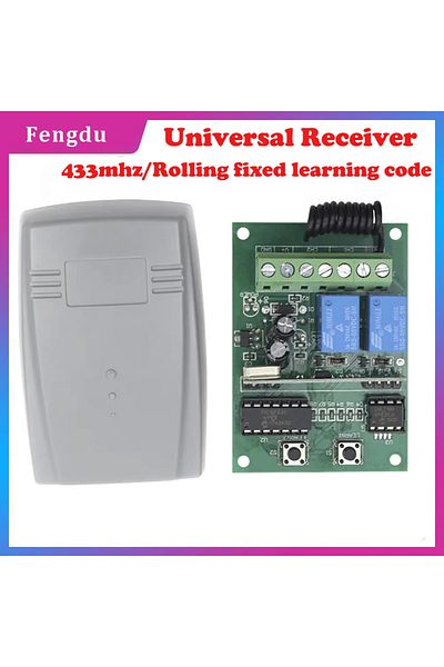 Choice Universal Garage Door Remote Control Receiver 2CH For ERREKA ACM CAME DEA DOORHAN AT-4 MOTORLINE ...