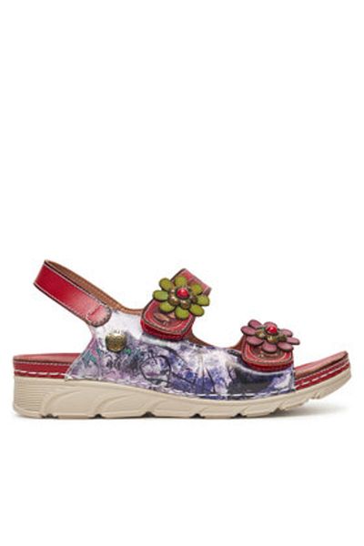 LAURA VITA Women's Sandals red LAURA VITA-DORRY 16 ROUGE