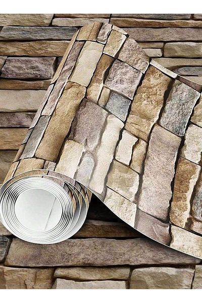 Primo Plus 3D adhesive wallpaper with brick design