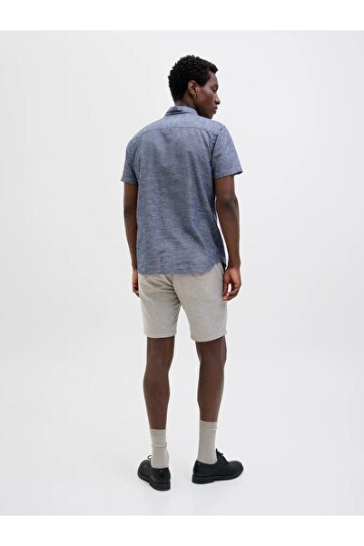 Jack & Jones JPRBLUSUMMER SHIELD S/S SHIRT LN - Faded Denim 12276814-FA