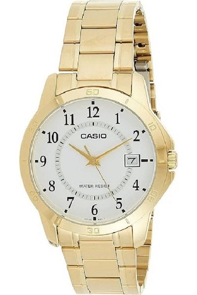 Casio Men's MTPV004G-9B Gold Stainless-Steel Quartz Watch