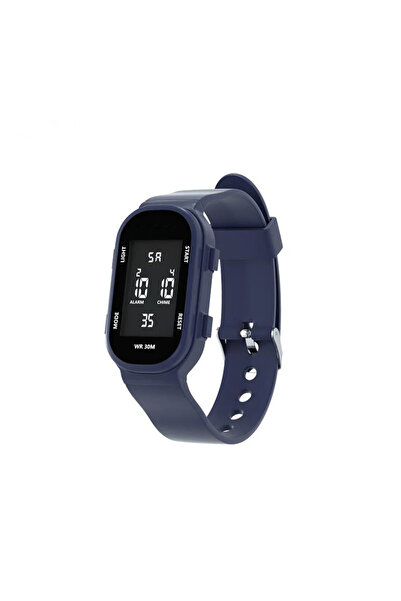 SPECTRUM PREMİUM Spectrum Premium Silikon Kordon Su geçirmez Dikdörtgen Unisex Dijital Kol Saati