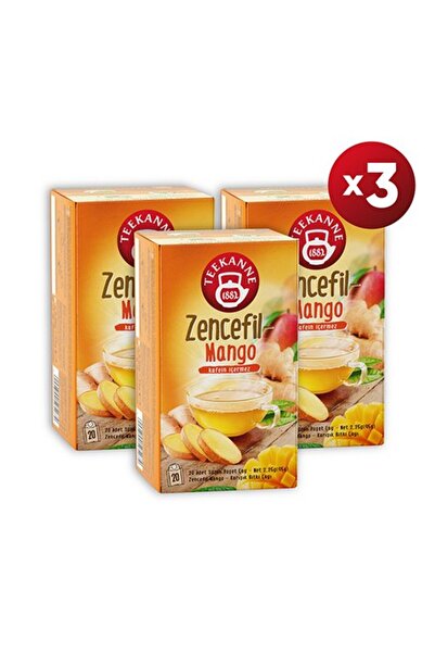 teekanne Zencefil - Mango Karışık Bitki Çayı x 3 PAKET
