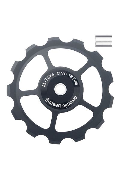 Choice black 13T SENSAH MTB Bicycle Rear Derailleur Jockey Wheel Ceramic Bearing Pulley AL7075 CNC Road Bik