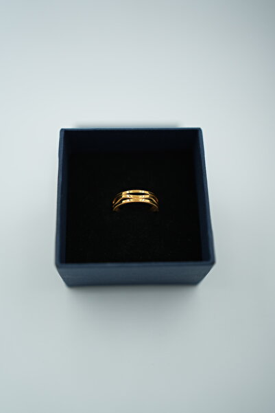 ERDEM KUYUMCULUK 14 Ayar Altın Desenli Ajda Yüzük