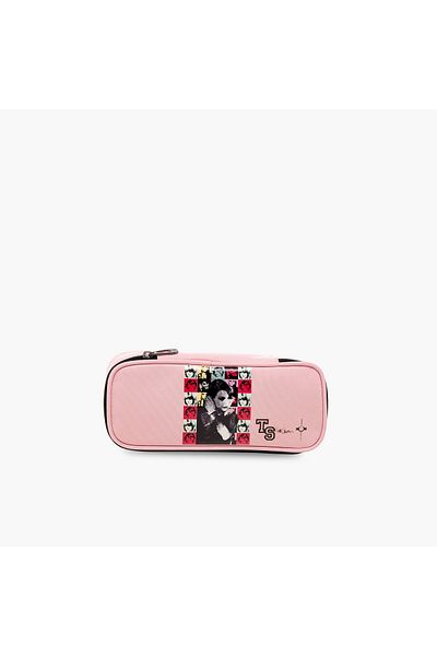 Celebrtyicons Swifties Print Pencil Pouch with Zip Closure