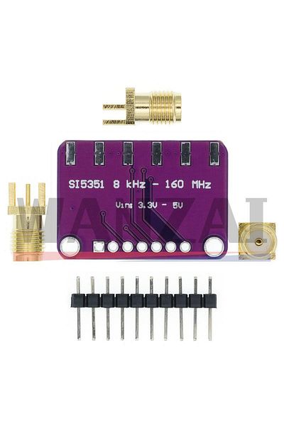Choice DC 3V-5V CJMCU-5351 Si5351A Si5351 I2C Clock Generator Breakout Board Module Signal Generator Clo...