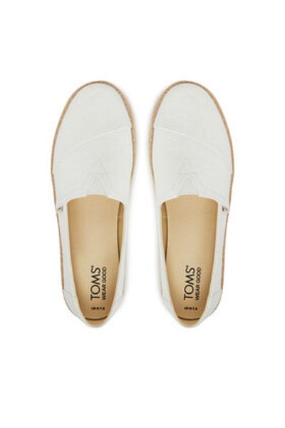 Toms Women's Espadrilles white TOMS-10020681 WHITE