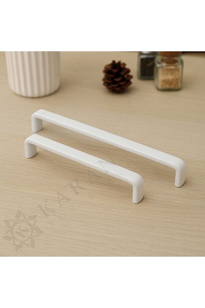 Karan Porselen Luxury Metal White Color Wardrobe Kitchen Drawer Cloakroom Handle