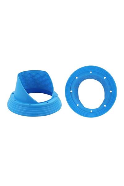 Choice1 Blue 2x 6.5inch Silicone Car Speaker Baffle Protect The Shk Absorb